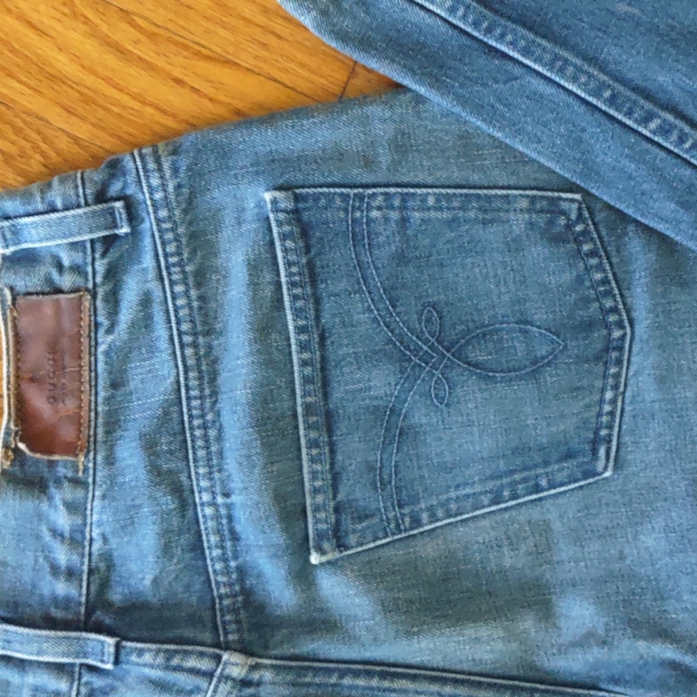 Gucci Relaxed Fit Blue Jeans - Picture 6 of 11